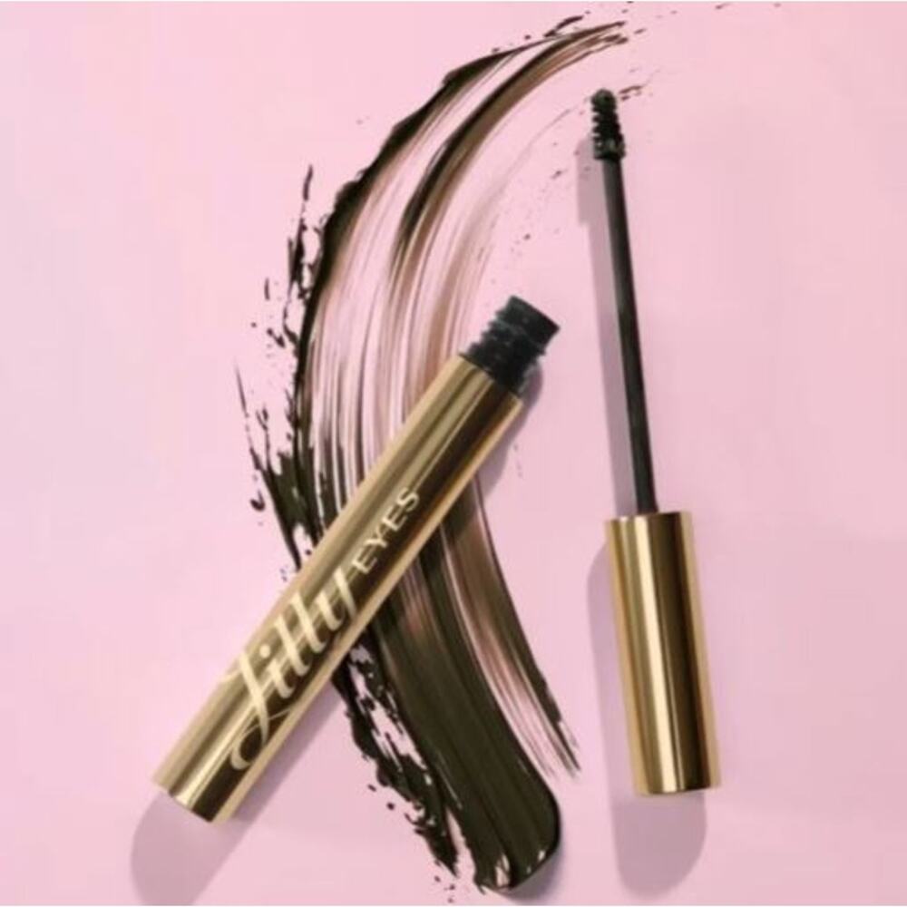 Lilly Lips All the Fills 3D Brow Tinted Fiber Gel in Dark Brown - NEW